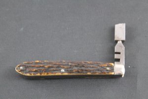 SHARRATT & NEWT? stag handle glass cutter