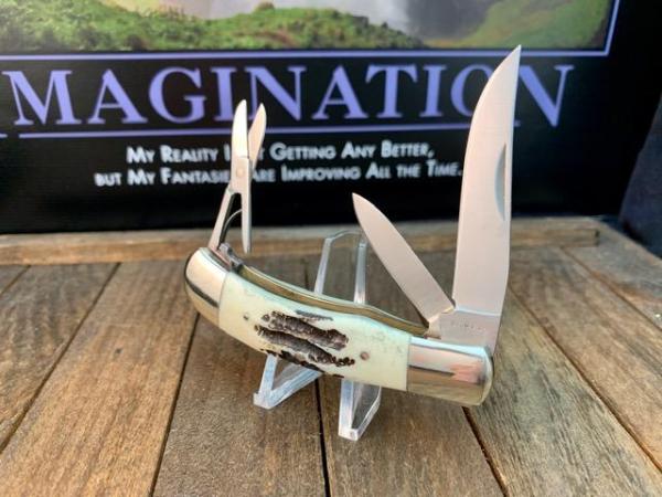 Browning Model 531 Made in Japan Bone Stag Handles Browning Model 531 Made in Japan Bone Stag Handles