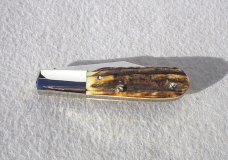 ZWILLING J. A. HENCKLES SOLINGEN GERMANY HK-14-S GENUINE STAG 1-BLADE BARLOW