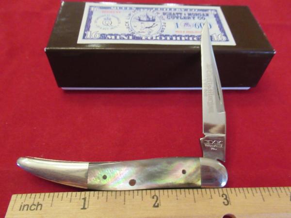 Schatt & Morgan 2005  Black Lip Pearl  Mini Toothpick Pattern # 151116