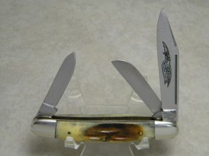 Parker Cut Co Eagle Brand Cutlery Bone Stockman Knife 