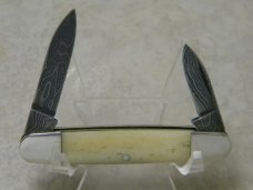 Parker USA Damascus Smooth Bone Pen Knife Parker USA Damascus Smooth Bone Pen Knife