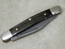 Parker Edwards Alabama USA Damascus Wood Stockman Knife 