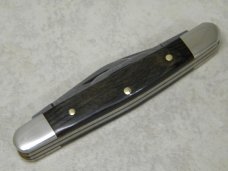 Parker Edwards Alabama USA Damascus Wood Stockman Knife 