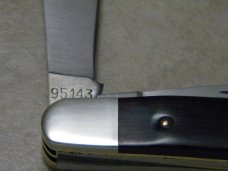 Parker Edwards Alabama USA Eagle Brand 95143 Wood Stockman Knife 