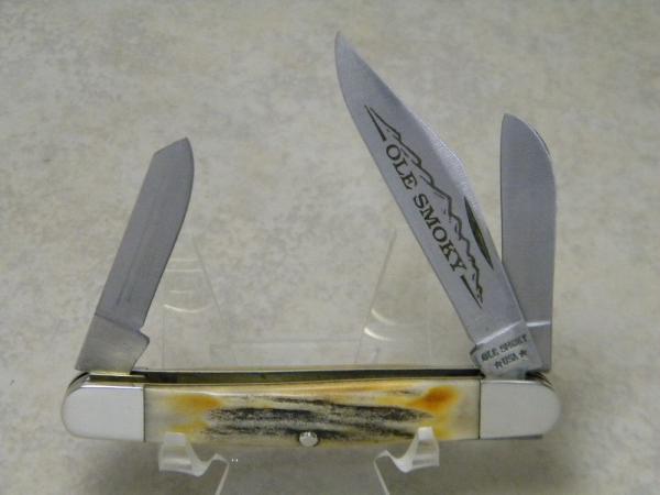 Ole Smokey by Bear USA Stag Stockman Knife Ole Smokey by Bear USA Stag Stockman Knife