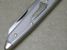 Parker Cut Co Space Shuttle Columbia Mother of Pearl Pen Knife April 12-1981 Parker Cut Co Space Shuttle Columbia Mother of Pearl Pen Knife April 12-1981