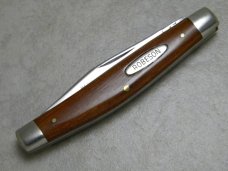 Rare Robeson Shuredge USA Wood 922295 Flame Edge Jack Knife