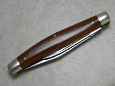 Rare Robeson Shuredge USA Wood 922295 Flame Edge Jack Knife