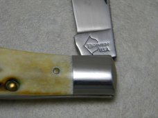 Bowen USA "A Bowen Knife" Atlanta USA Stag R 1306B Lockback Knife 