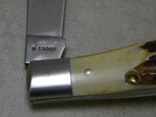 Bowen USA "A Bowen Knife" Atlanta USA Stag R 1306B Lockback Knife 