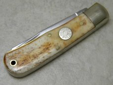 Parker Cut Co Smooth Bone Small Bullet Trapper Knife NIB Parker Cut Co Smooth Bone Small Bullet Trapper Knife NIB