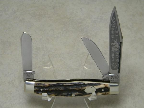 Bulldog Brand First Generation Solingen Germany Pit Bulls Trademark Stag Stockman Knife Bulldog Brand First Generation Solingen Germany Pit Bulls Trademark Stag Stockman Knife