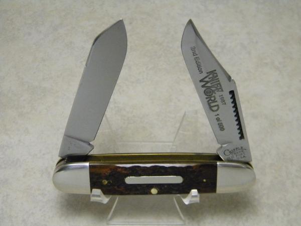 Cripple Creek Old Fort TN USA 2nd Edition 1 of 500 Knife World Bone Moose Knife