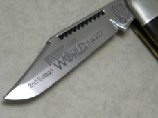 Cripple Creek Old Fort TN USA 2nd Edition 1 of 500 Knife World Bone Moose Knife