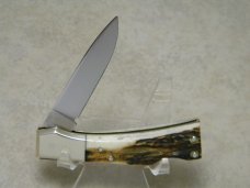 Elk Horn Surgical 1980 Taylor Cutlery Japan Stag Woodchuck Lockback Knife 