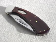 CASE XX USA SIDEWINDER RARE 10 DOT 1980 SHIELD LOCK RELEASE WITH BOX, SHEATH & PAPERS.