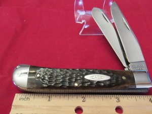Case XX 1981 Brown Bone Trapper Pattern # 6254 