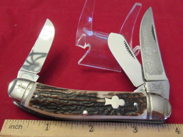 BullDog Brand Stag Cuttin Horse Whittler BullDog Brand Stag Cuttin Horse Whittler