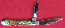 John Primble Belknap USA Wood BG-8 Barlow Knife 8Th Edition Blue Grass Commemorative- NIB