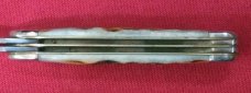 John Primble Belknap USA Wood BG-8 Barlow Knife 8Th Edition Blue Grass Commemorative- NIB
