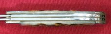 John Primble Belknap USA Wood BG-8 Barlow Knife 8Th Edition Blue Grass Commemorative- NIB