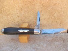 Waterville Cutlery Co. Conn. Ebony Teardrop Jack Knife Waterville Cutlery Co. Conn. Ebony Teardrop Jack Knife