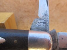Waterville Cutlery Co. Conn. Ebony Teardrop Jack Knife Waterville Cutlery Co. Conn. Ebony Teardrop Jack Knife