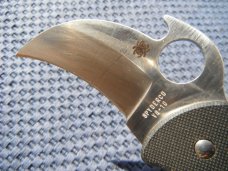 Discontinued Spyderco Karahawk Folding Karambit G-10. Pocket Knife Plain Edge Blade Made in Japan!!!