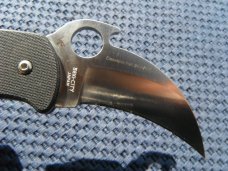Discontinued Spyderco Karahawk Folding Karambit G-10. Pocket Knife Plain Edge Blade Made in Japan!!!
