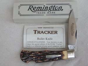 REMINGTON UMC BULLET KNIFE R1306 1990 "TRACKER" LOCKBACK 