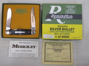 REMINGTON UMC SILVER BULLET KNIFE R4466SB 1988 