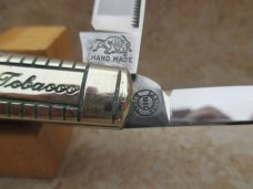 Bulldog Brand 1st Generation Stag Tobacco Barlow with Kentucky Burley etch Bulldog Brand 1st Generation Stag Tobacco Barlow with Kentucky Burley etch
