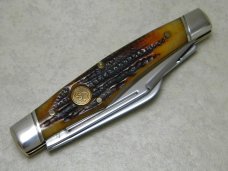 Canal Street Cutlery USA Genuine Bone Large Stockman Knife