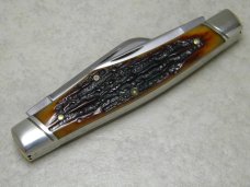 Canal Street Cutlery USA Genuine Bone Large Stockman Knife