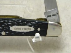 Cold Steel Made in USA Carbon V Jigged Black Muskrat Knife