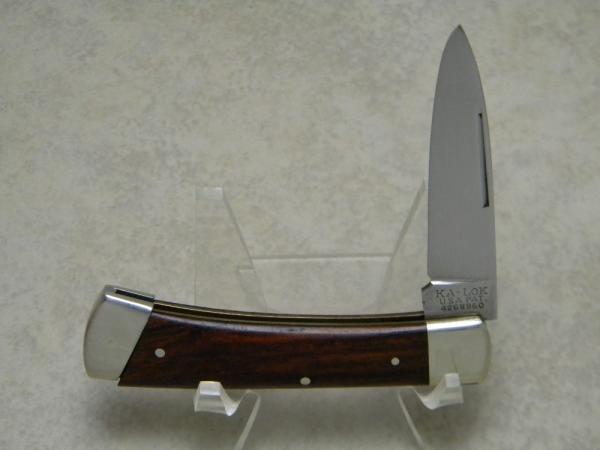 Ka-Bar KA-LOK Stainless 2227 Japan Wood Bolster Lock Locking Blade Knife c.1966-1982 Ka-Bar KA-LOK Stainless 2227 Japan Wood Bolster Lock Locking Blade Knife c.1966-1982