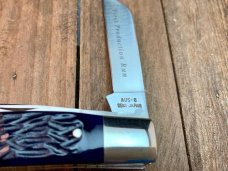Coleman Seki Japan Made 4 Blade Congress in Blue Jigged Bone