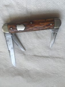 Remington USA 18890 Metal Handle Folding 1 Blade Knife - NIB 
