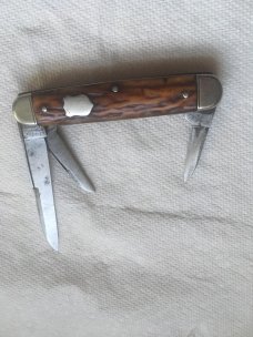Remington USA 18890 Metal Handle Folding 1 Blade Knife - NIB 