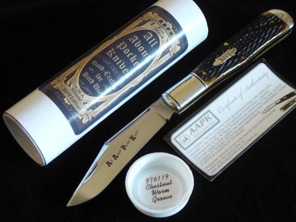 Great Eastern Northfield Allegheny SAB SFO AAPK knife 1 of 103 made. Great Eastern Northfield Allegheny SAB SFO AAPK knife 1 of 103 made.