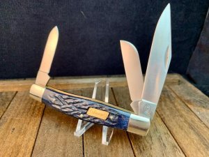 Coleman Seki Japan Made Blue Bone Stockman