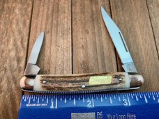 Case XX USA 1 Dot (1979) Customized Gold Lip Pearl 6220 Fileworked Peanut Knife