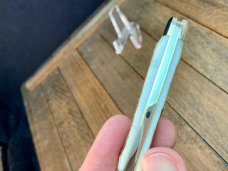 Case XX USA 1 Dot (1979) Customized Gold Lip Pearl 6220 Fileworked Peanut Knife