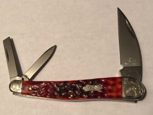 Case  Engraved red bone 