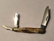 Case 5383 Engraved whittler brass bolster Case 5383 Engraved whittler brass bolster
