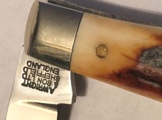 A Wright &Sons pruning knife stag A Wright &Sons pruning knife stag