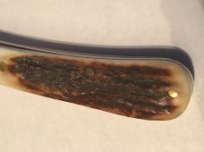 A Wright &Sons pruning knife stag A Wright &Sons pruning knife stag