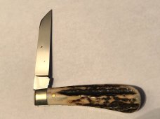 A Wright &Sons pruning knife stag A Wright &Sons pruning knife stag