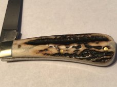 A Wright &Sons pruning knife stag A Wright &Sons pruning knife stag